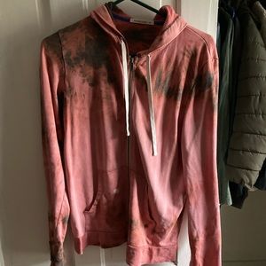 Marine Layer - bleached zip up hoodie
